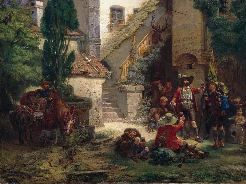 1817-Johan Christoffer Boklund - Marksmen in Merano